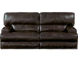 Wembley Lay Flat Leather Reclining Sofa (Power Headrest Option)