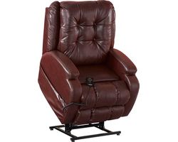 4855 Jenson Power Lift Lay Flat Recliner w/ &quot;Dual Motor&quot;