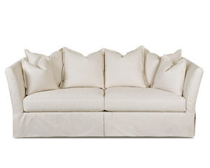 Alexis Pillow Back Slipcover Sofa with Down Cushions (94&quot;)