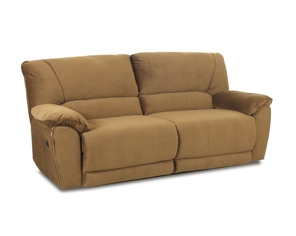 Laredo Springs Brown Microfiber Non-Power Reclining Sofa - Rooms To Go