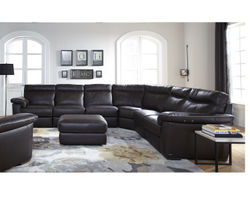 Brivido B757 Power Reclining Sectional (+50 leathers)