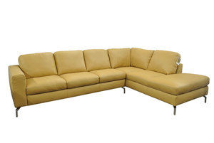 Sollievo B845 Top Grain Leather Sectional (Made to order leathers)