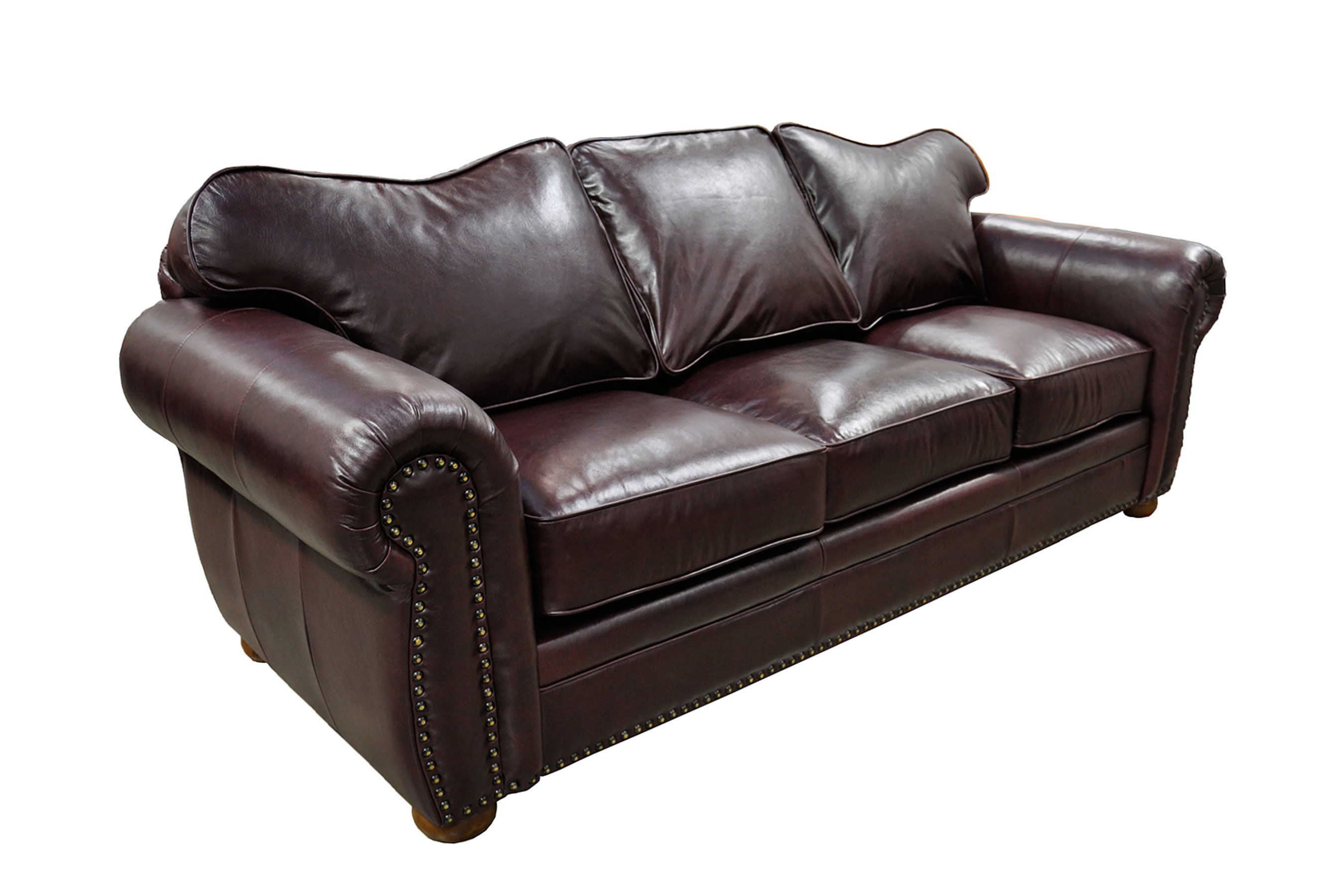 Monte Carlo 96 Or 120 Sofa All, Omnia Leather Sectionals