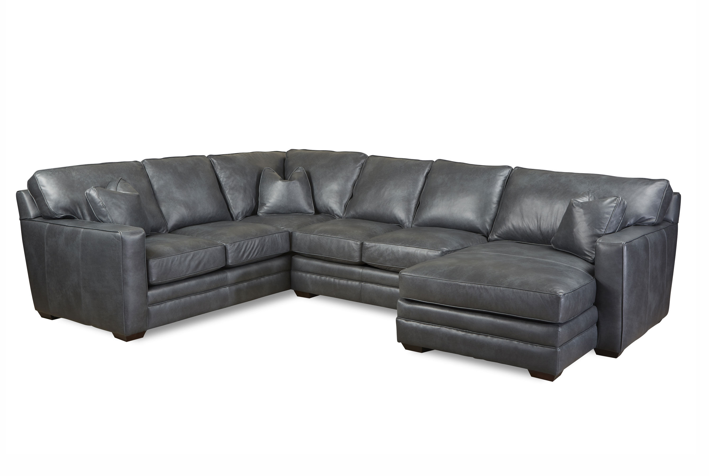 Klaussner leather deals sectional