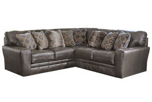 Denali Top Grain Leather Sectional (Includes Pillows) Choice of Colors