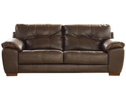 Hudson 97" Faux Leather Sofa (Includes Pillows) - 2 Colors