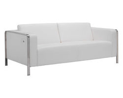 Thor Sofa Collection White with Triple USB Ports
