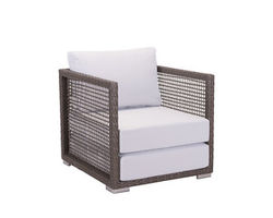 Coronado Arm Chair Cocoa &amp; Light Gray