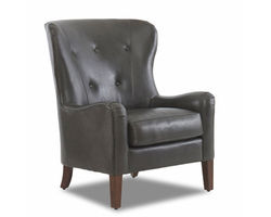 Annabel Leather Chair w/ Down Cushions