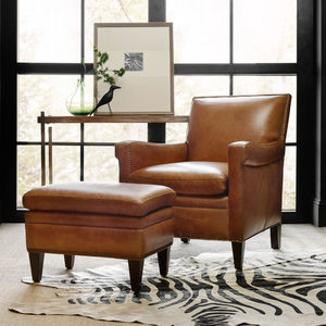 Jilian Leather Club Chair