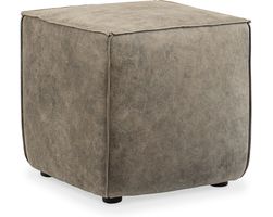 Quebert Cube Ottoman Leather (Beige)
