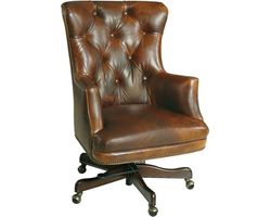 Bradley Executive Leather Home Office Swivel Tilt Chair