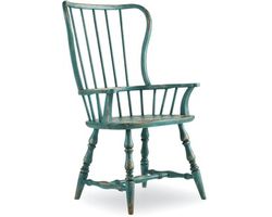 Sanctuary Spindle Arm Chair - 2 Pack - Azure Blue