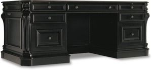 Telluride 76'' Executive Desk w/Leather Panels