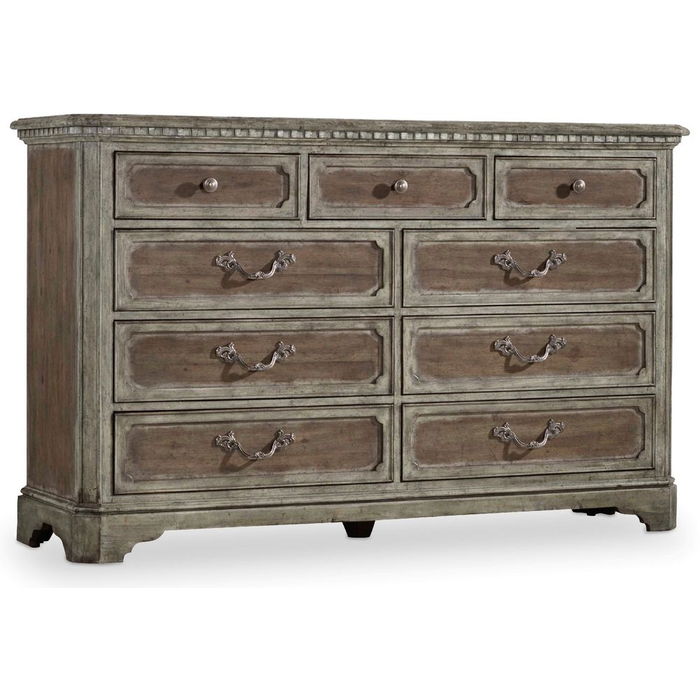 9 drawer vintage dresser Mid-Century Modern Walnut 9-Drawer Dresser, c.1950's The Toulouse 9 Savannah 65" Mahogany 9 Drawer