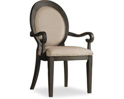 Corsica Oval Back Arm Chair - 2 Pack
