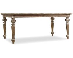 Chatelet Rectangle Leg Dining Table with Two 18'' Leaves