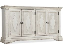 Hooker Four-Door Cabinet (Ships ready to assemble)