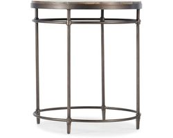 St. Armand Round End Table (Brown)