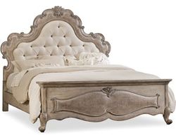 Chatelet Queen Upholstered Panel Bed (Headboard is available separately)