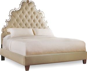 Sanctuary Queen Tufted Bed - Bling