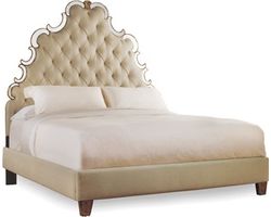 Sanctuary Queen Tufted Bed - Bling