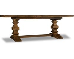 Archivist Trestle Table w/2-18in Leaves