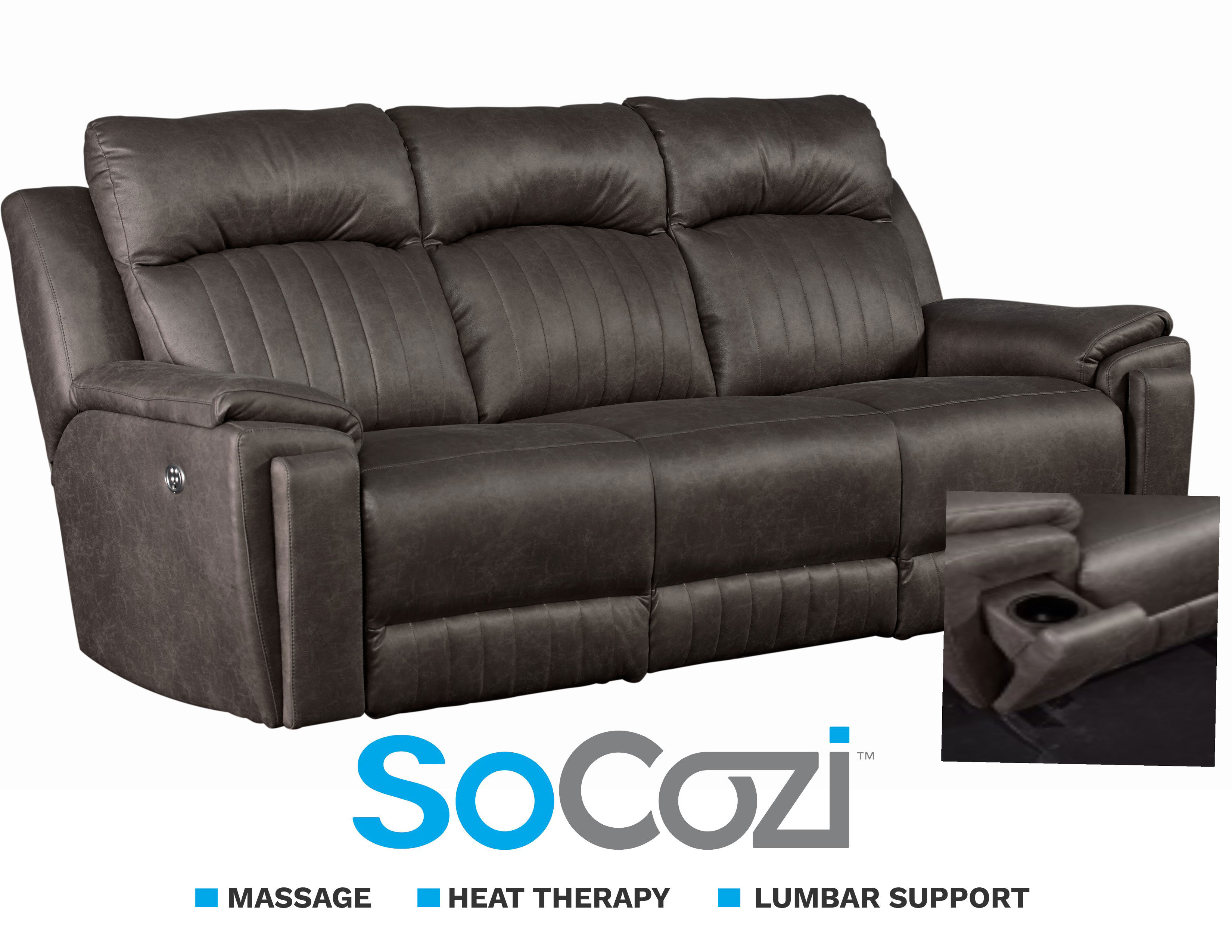 couch with heat and massage