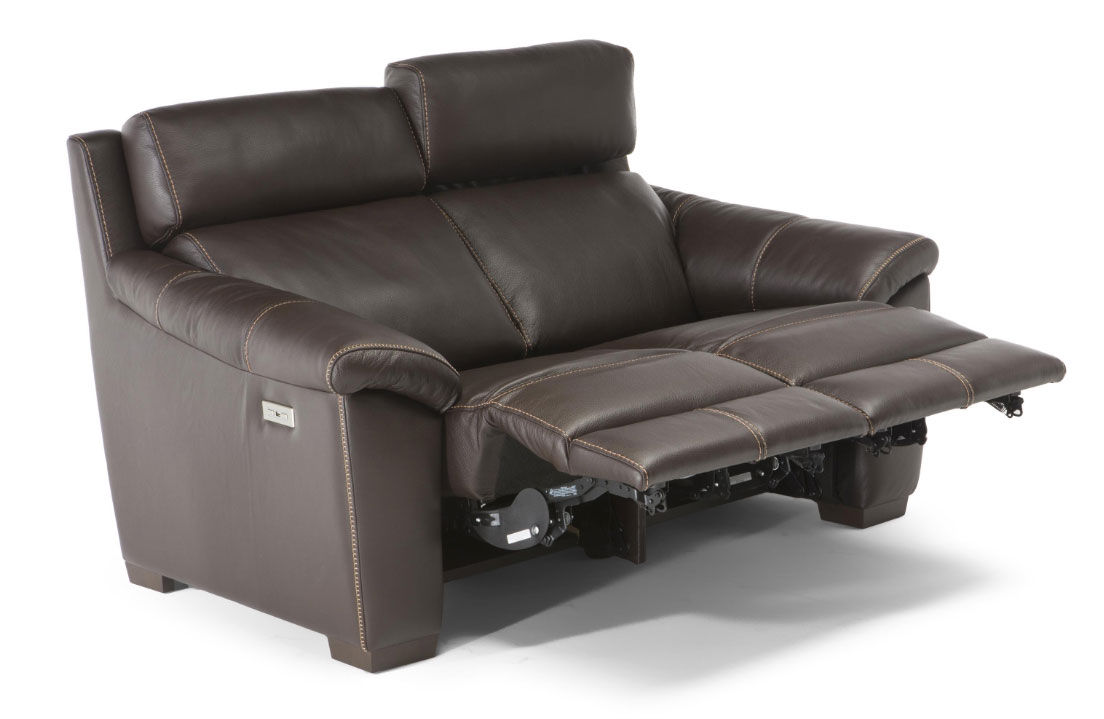 Beneficio C127 Top Grain Leather Power Sofas and Sectionals