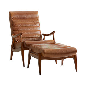 Hans Mid-Century Modern Leather Chair (Made to order leathers)