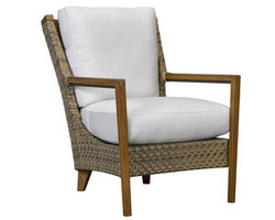 COTE D'AZUR Teak Lounge Chair (Made to order fabrics)
