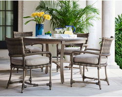 Oasis Outdoor 5 Piece Dining Room (Table and 4 Chairs)