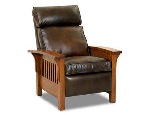 Mission Leather High Leg Recliner (Made to order leathers)