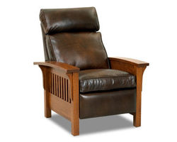 Mission Leather High Leg Recliner