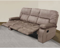 Chapman 88" Triple Reclining Sofa in Kona Fabric (In stock - Fast shipping)