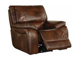 Vail Leather Power Recliner with Power Headrest (In stock - Free shipping)