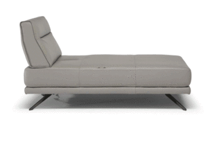 Sublime C138 Chaise with Power Adjustable Backrest (100% Top Grain Leather)