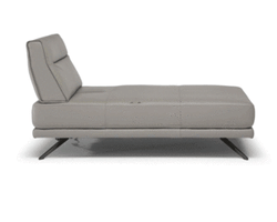 Sublime C138 Chaise with Power Adjustable Backrest (100% Top Grain Leather)