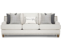 Monty 864 Stationary Sofa (94") Includes Pillows
