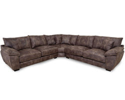 Teagan 840 Stationary Sectional (Includes Pillows)