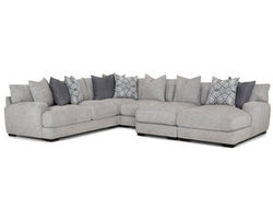 Crosby 903 Stationary Sectional (Features Wireless Phone Charging Console)