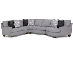 Belmont 964 Stationary Sectional (Includes pillows)