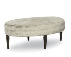 Ellipse 50" x 30" Oval Cocktail Ottoman (+75 fabrics)