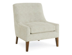 Simon Accent Chair w/ Wood Legs (Made to Order Fabrics)