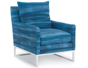 Jagger Metal Accent Chair (Made to Order Fabrics)