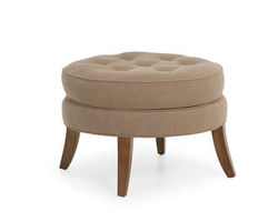 Lilian 28&quot; Oval Ottoman (Made to Order Fabrics)