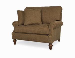 Peyton Oversized Chair and Ottoman (Made to Order Fabrics)