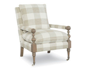 Bradstreet Accent Chair and Ottoman (Made to Order Fabrics)