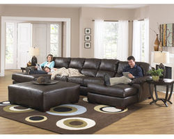 Lawson 4243 Sectional in Leather Like Fabric