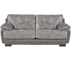 Drummond 97" Faux Leather Fabric Sofa - Includes Pillows (2 Colors)